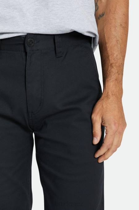 Černá Brixton muži výběr chino slim kalhot 4DHP150 oděv