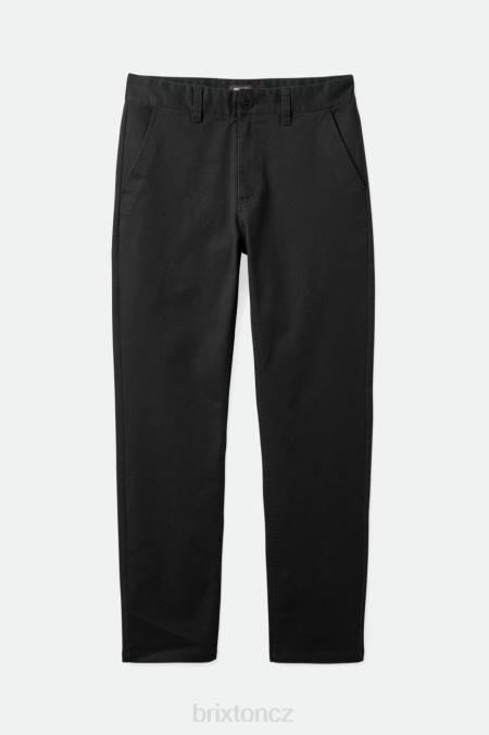 Černá Brixton muži výběr chino slim kalhot 4DHP150 oděv
