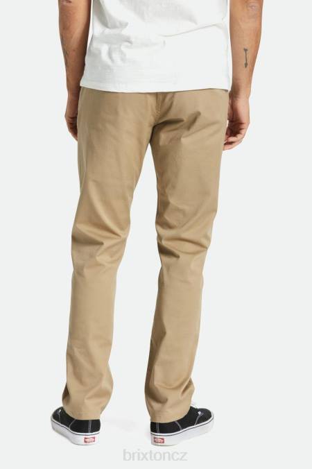 khaki Brixton muži výběr chino obyčejných kalhot 4DHP148 oděv