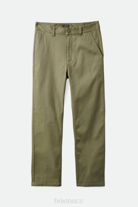 přebytek oliv Brixton muži výběr chino slim kalhot 4DHP149 oděv