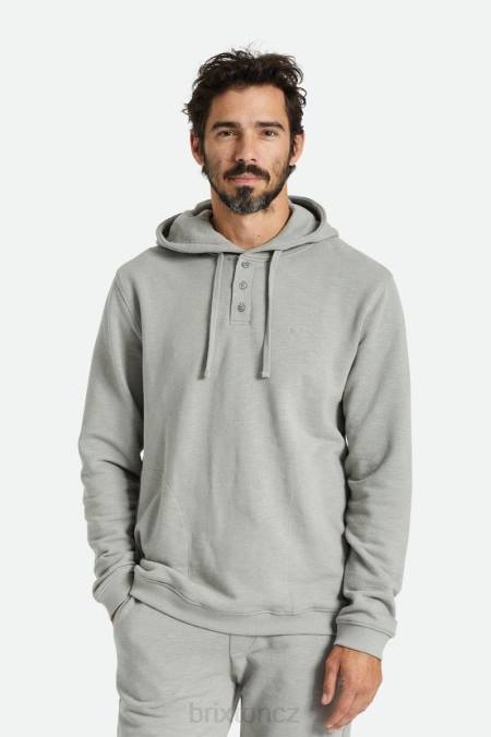 divoká holubice Brixton muži slub francouzské froté kapuce henley 4DHP138 oděv