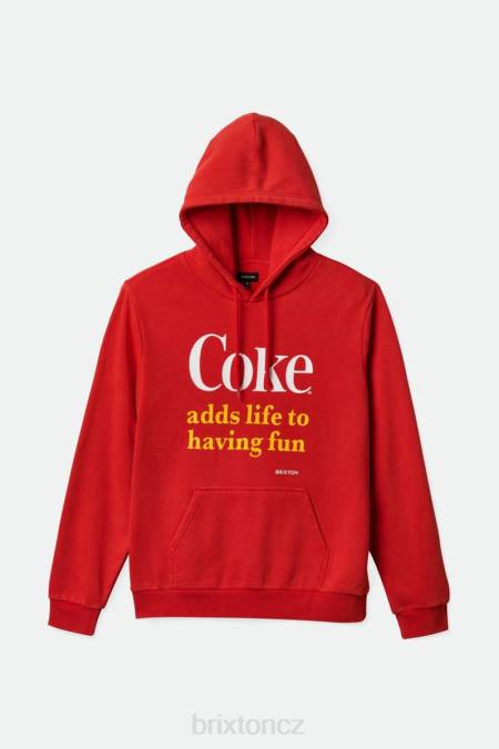 koksově červené Brixton muži coca-cola baví kapuce 4DHP141 oděv