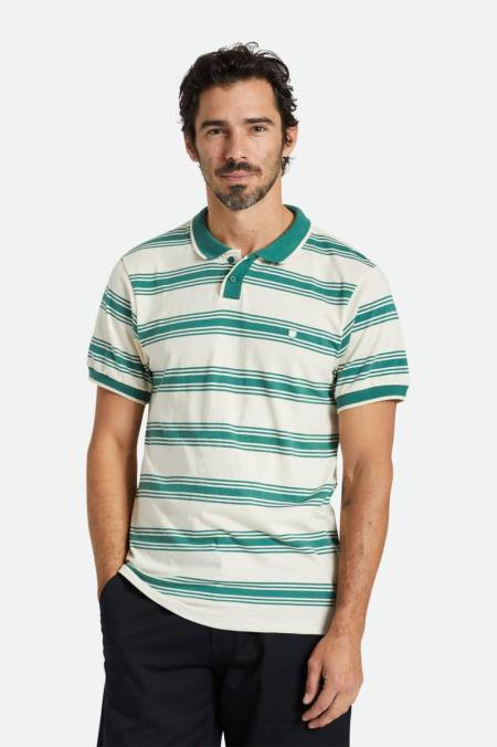 whitecap/smrk Brixton muži správné s/s polo 4DHP124 oděv