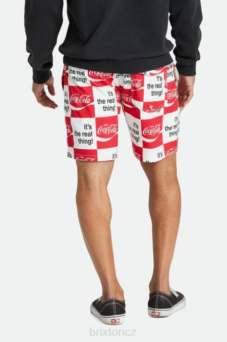 bílý Brixton muži coca-cola cesta krátká 5'' 4DHP158 oděv
