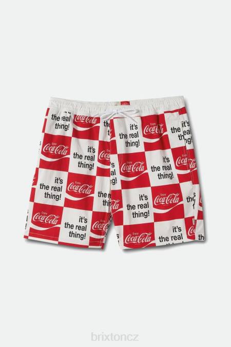bílý Brixton muži coca-cola cesta krátká 5'' 4DHP158 oděv