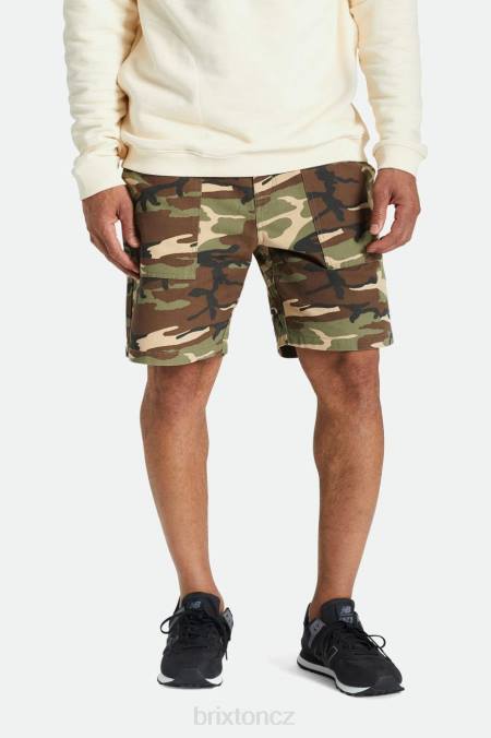 camo přebytek Brixton muži přebytek krátký 4DHP162 oděv