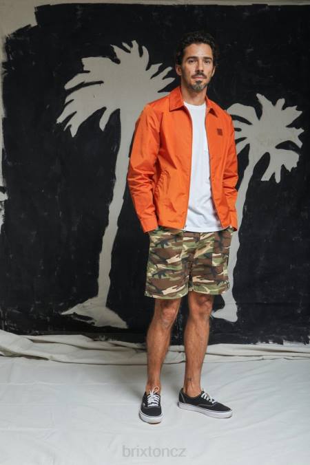 camo přebytek Brixton muži přebytek krátký 4DHP162 oděv
