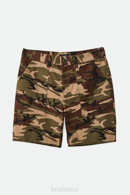 camo přebytek Brixton muži přebytek krátký 4DHP162 oděv