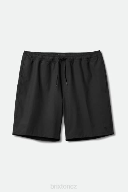 Černá Brixton muži Voyage hybrid short 5'' 4DHP155 oděv