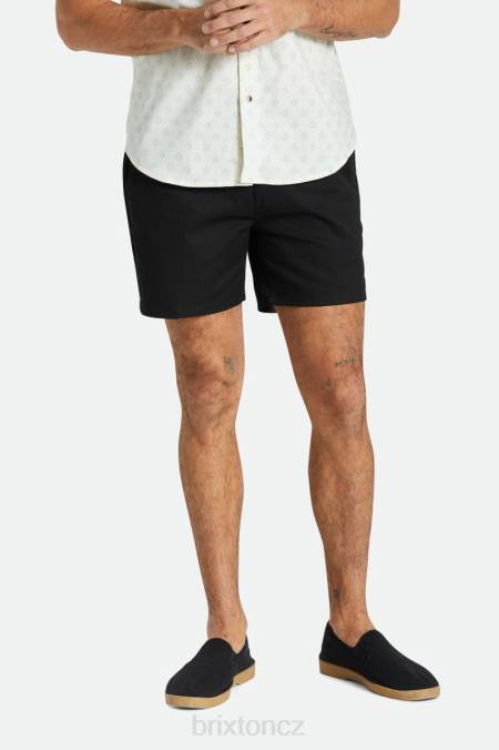 Černá Brixton muži výběr chino short 5'' 4DHP166 oděv