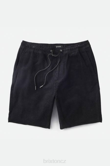černá šňůra Brixton muži madrid ii krátký 5'' 4DHP169 oděv