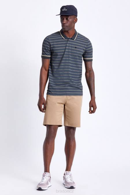 khaki Brixton muži výběr chino short 9'' 4DHP171 oděv