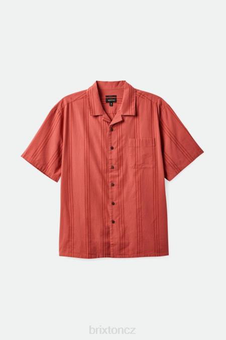 prašný cedr Brixton muži rezerva bunkru cool weight s/s tkaný 4DHP6 oděv