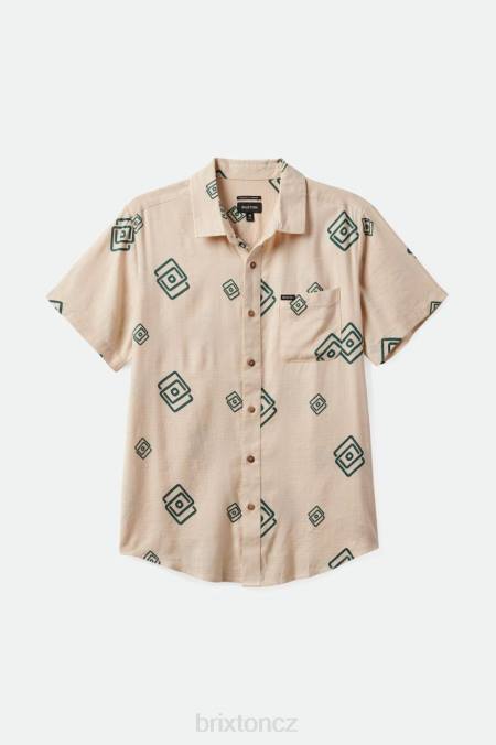 whitecap/smrk Brixton muži charter slub s/s tkaný 4DHP1 oděv