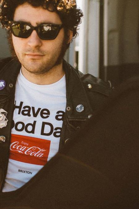 bílý Brixton muži coca-cola dobrý den tričko šité na míru 4DHP76 oděv