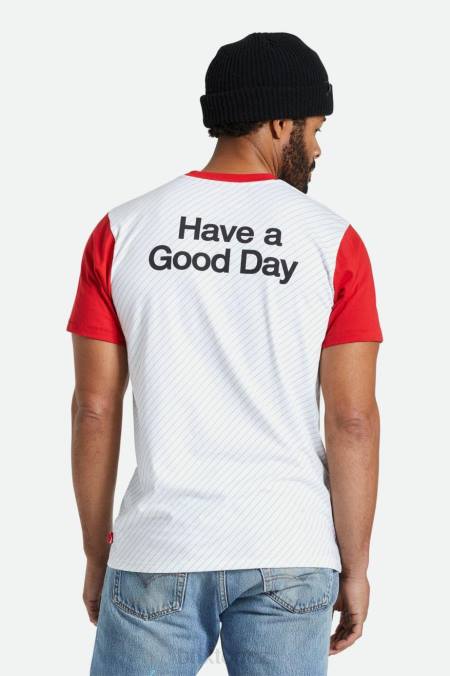 koksově červené Brixton muži Coca-cola s/s tričko na míru 4DHP78 oděv