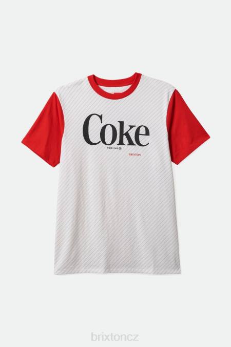 koksově červené Brixton muži Coca-cola s/s tričko na míru 4DHP78 oděv