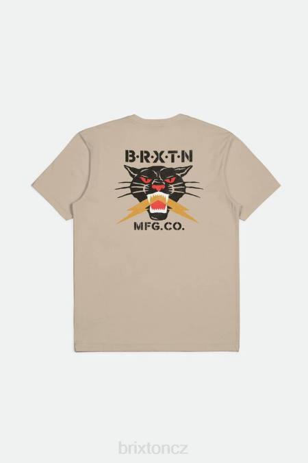 kouřově šedá Brixton muži Sparks tričko na míru 4DHP28 oděv