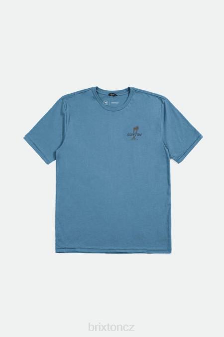 modré nebe Brixton muži tričko austin s/s na míru 4DHP36 oděv