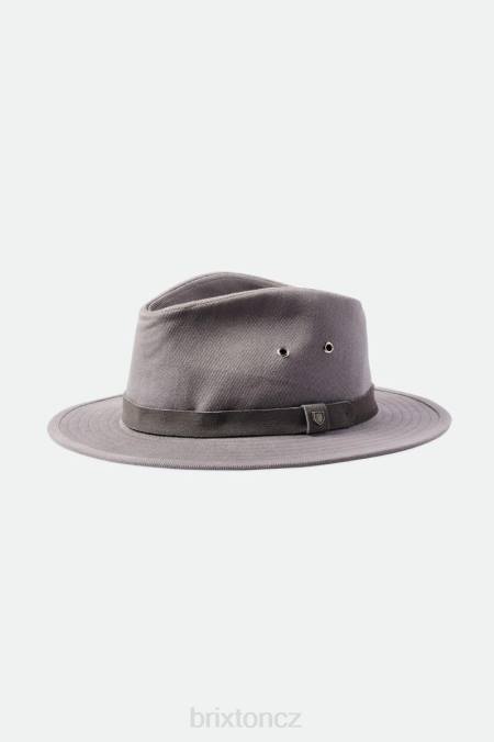 Šedá Brixton muži messer utility adventure fedora 4DHP229 Příslušenství