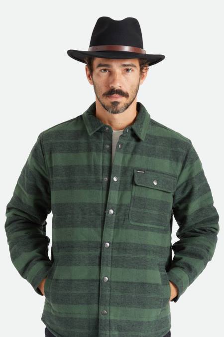 Černá Brixton muži messer fedora 4DHP212 Příslušenství