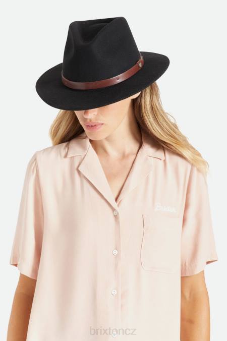 Černá Brixton muži messer fedora 4DHP212 Příslušenství