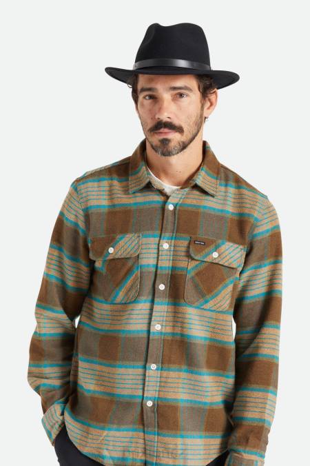 Černá Brixton muži messer fedora 4DHP213 Příslušenství