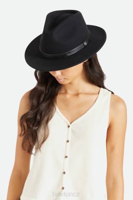 Černá Brixton muži messer fedora 4DHP213 Příslušenství