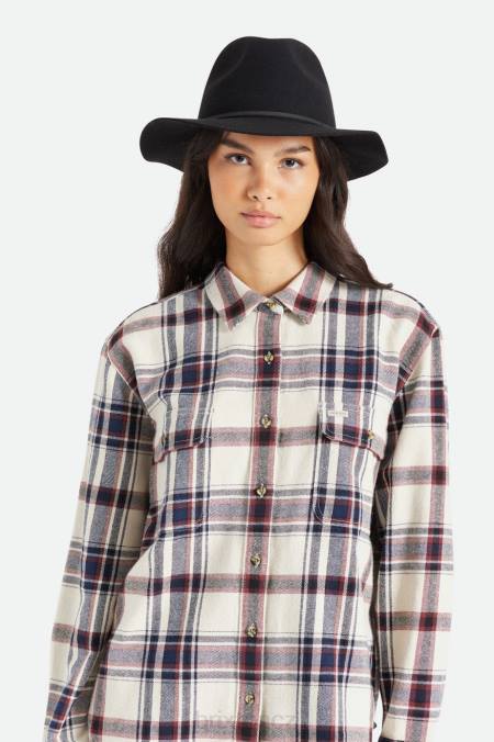 Černá Brixton muži wesley fedora 4DHP231 Příslušenství