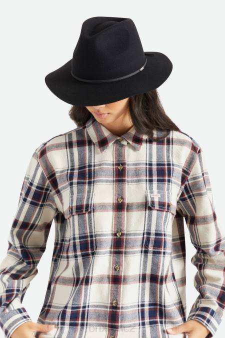 Černá Brixton muži wesley fedora 4DHP231 Příslušenství