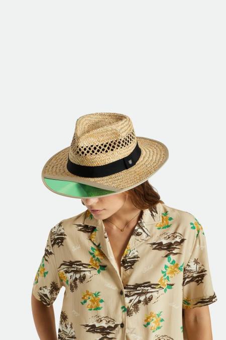 opálení Brixton muži lovec slaměný fedora 4DHP179 Příslušenství