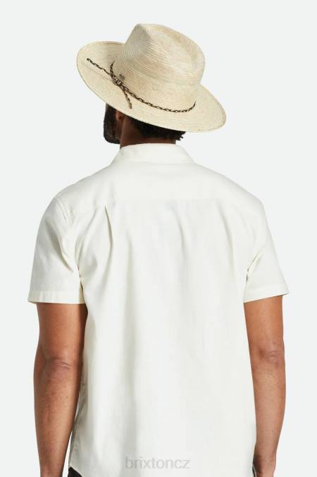 přírodní Brixton muži messer západní slaměná fedora 4DHP178 Příslušenství