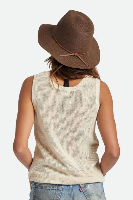 temná země Brixton muži wesley sláma balitelná fedora 4DHP200 Příslušenství
