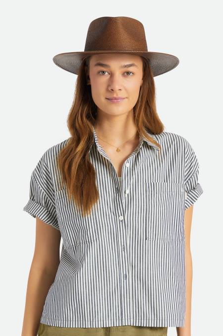 tmavě hnědá Brixton muži marcos fedora 4DHP183 Příslušenství