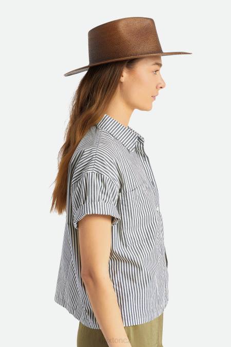 tmavě hnědá Brixton muži marcos fedora 4DHP183 Příslušenství