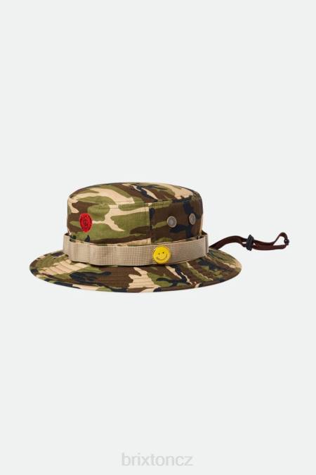 camo přebytek Brixton muži miluji sbalitelný kýblový klobouk 4DHP313 Příslušenství