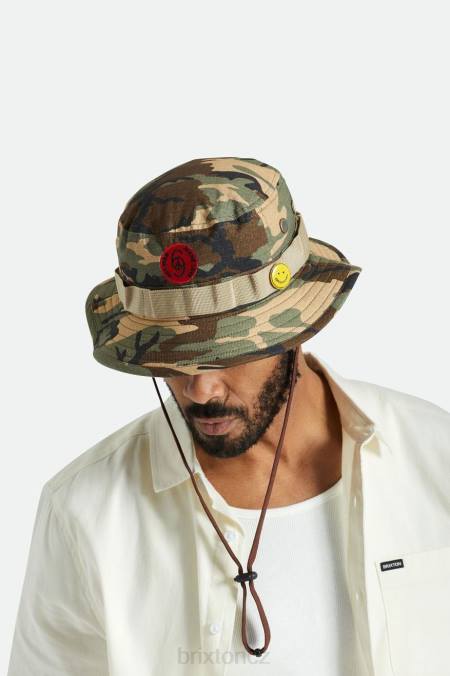 camo přebytek Brixton muži miluji sbalitelný kýblový klobouk 4DHP313 Příslušenství