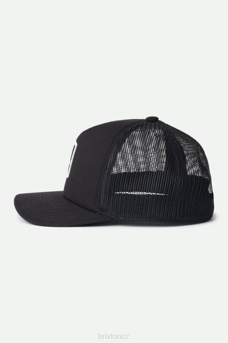 Černá Brixton muži alpha block netplus mp trucker klobouk 4DHP277 Příslušenství