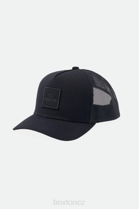 Černá Brixton muži alpha block netplus trucker klobouk 4DHP276 Příslušenství