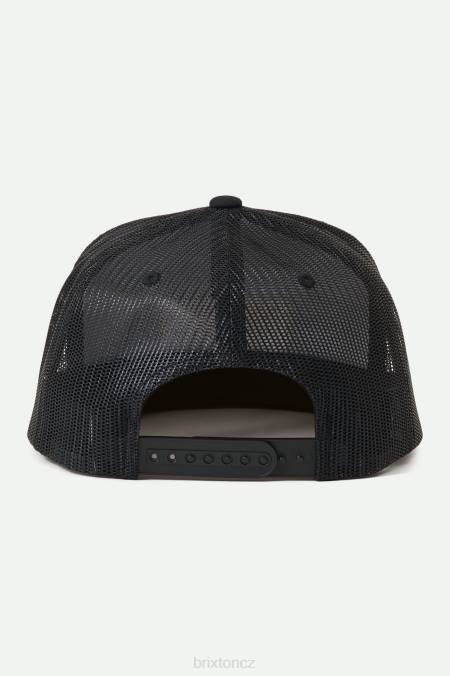 Černá Brixton muži pevný klobouk hp trucker 4DHP285 Příslušenství