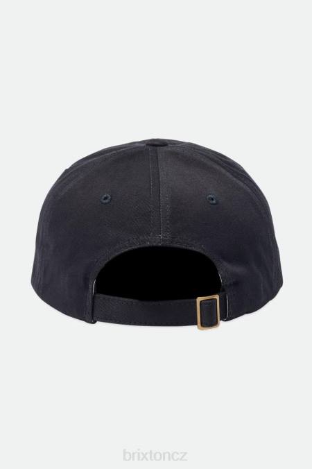 černé vintage praní Brixton muži alpha lp nastavitelný klobouk 4DHP290 Příslušenství