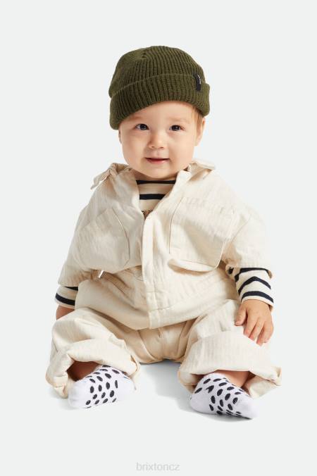 vojenská oliva Brixton muži baby heist kulich 4DHP340 Příslušenství