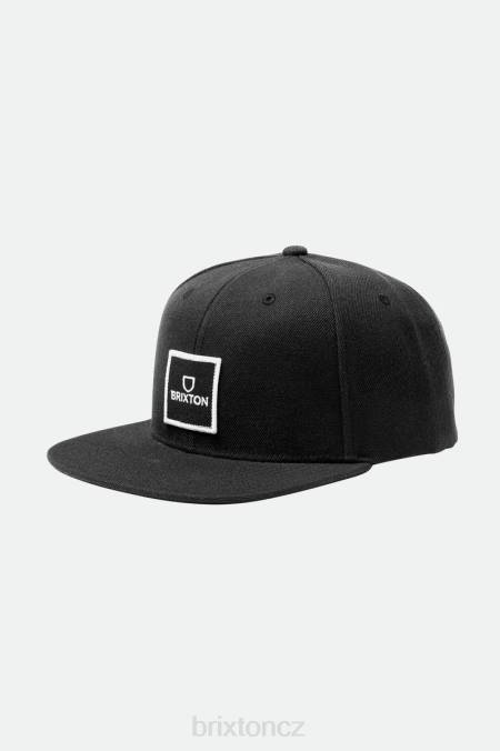 Černá Brixton muži alfa čtverec netlpus mp snapback 4DHP286 Příslušenství