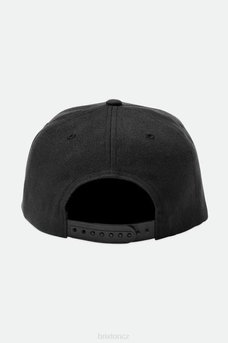 Černá Brixton muži alfa čtverec netlpus mp snapback 4DHP286 Příslušenství