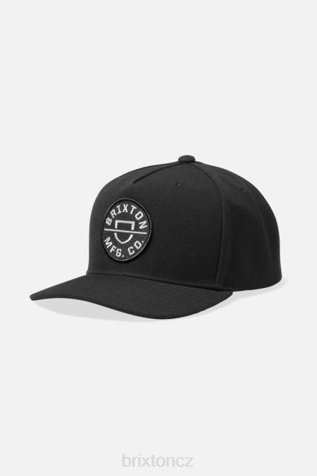Černá Brixton muži crest c netplus mp snapback 4DHP261 Příslušenství