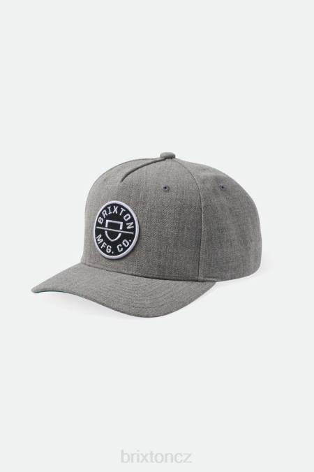 tmavě vřesově šedá/kelly zelená Brixton muži hřeben mp snapback 4DHP259 Příslušenství