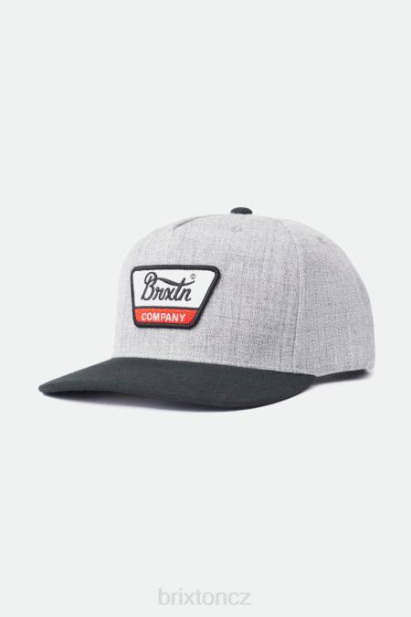 vřesově šedá/černá Brixton muži linwood c netplus mp snapback 4DHP283 Příslušenství