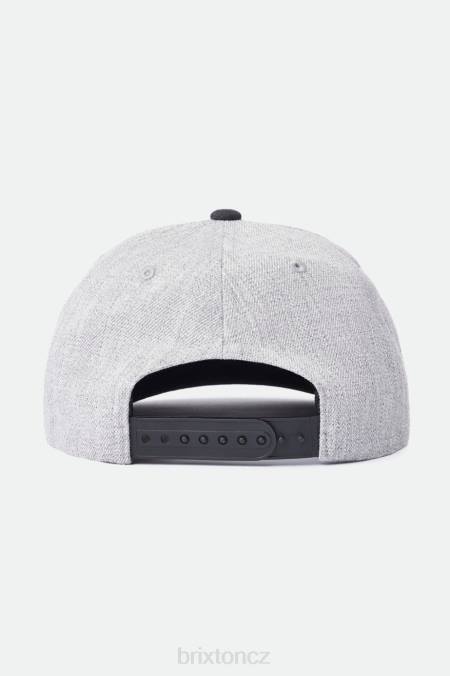 vřesově šedá/černá Brixton muži linwood c netplus mp snapback 4DHP283 Příslušenství
