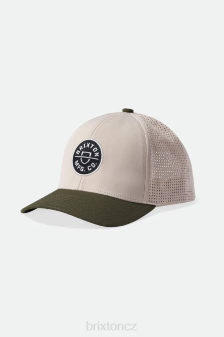 whitecap/olivový přebytek Brixton muži crest netplus mp snapback 4DHP273 Příslušenství