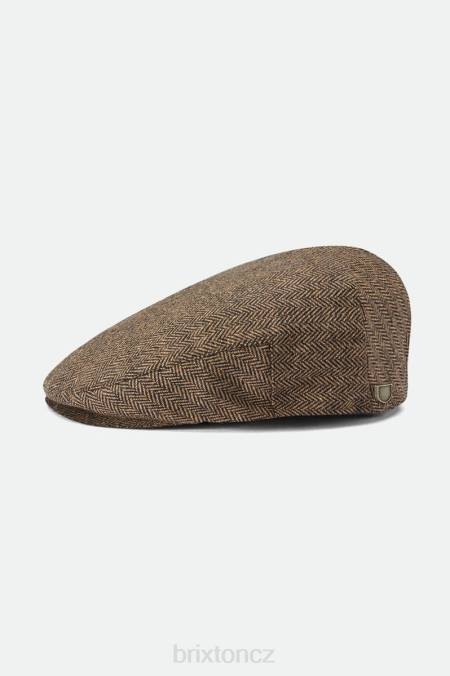 hnědá/khaki Brixton muži chuligánská plochá čepice 4DHP298 Příslušenství
